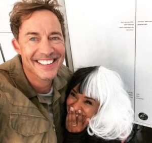 Tom Cavanagh Instagram - So good
🖤

@candicepatton 
#theflash