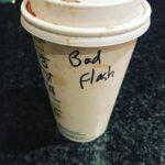Tom Cavanagh Instagram - Barista knows what’s up. 💛 #ReverseFlash 💛⚡️❤️ @cwtheflash ☕️ #theFlash