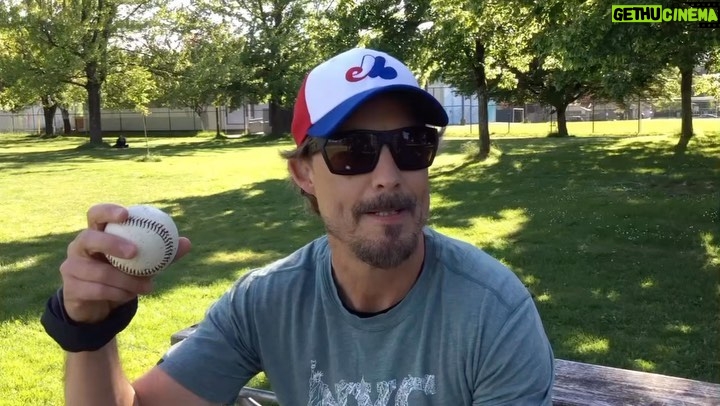 Tom Cavanagh Instagram - Let’s play ball! ⚾️⚾️⚾️⚾️ We actually shot this during pandemic days, on the field where I coach little league ⚾️ It’s a joy to see people in the stands at the Yard today💙