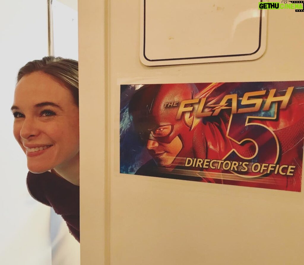 Tom Cavanagh Instagram - Danielle Panabaker, Director. #theFlash Congratulations @dpanabaker