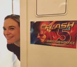 Tom Cavanagh Instagram - Danielle Panabaker, Director.

#theFlash  Congratulations  @dpanabaker
