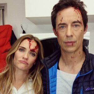 Tom Cavanagh Instagram - Happy Halloween.  @brabrabre  #theflash  @karibeeander