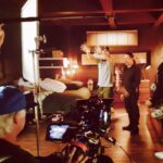 Tom Cavanagh Instagram - Bringing down the house. (Yes. That was a machete.) Dir-Acting with the legend. @officialdannytrejo #TheFlash