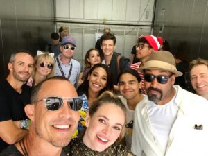Tom Cavanagh Instagram - Lift.  #TeamFlash

Wait, where's Wally?... @keiynanlonsdale @grantgust @candicekp @dpanabaker @tha_los #jesseLmartin @chipeyt 
@danielpancotto @ashtonlunceford 
#BenBrown @lathoma3 
#SDCC