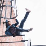 Tom Cavanagh Instagram - "Bound. James Bound." Typical tomfoolery with photographer @catielaffoon Our thanks to @sharpmagazine and @theyproducevancouver @strellsoncan @benshermanofficial @ginaholelaz @carlapedersenstyling @sonialealserafim