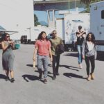 Tom Cavanagh Instagram - Jumpwalk to set. The gang. #TheFlash @grantgust @candicekp @dpanabaker @tha_los @keiynanlonsdale @violettbeane