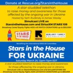 Tom Cavanagh Instagram – Join us. 
#BroadwayCares
@rescueorg 
@starsinthehouse 

🇺🇦 For Ukraine 🇺🇦
