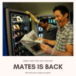 Tom Cavanagh Instagram – Ahoy Mateys! 
“MIKE AND TOM EAT SNACKS”…is BACK!!! 
Pick a snack. Eat a snack. Rate a snack. 
Get it wherever you get your podcasts.

#MikeAndTomEatSnacks

 📷: @photo_mocavanagh