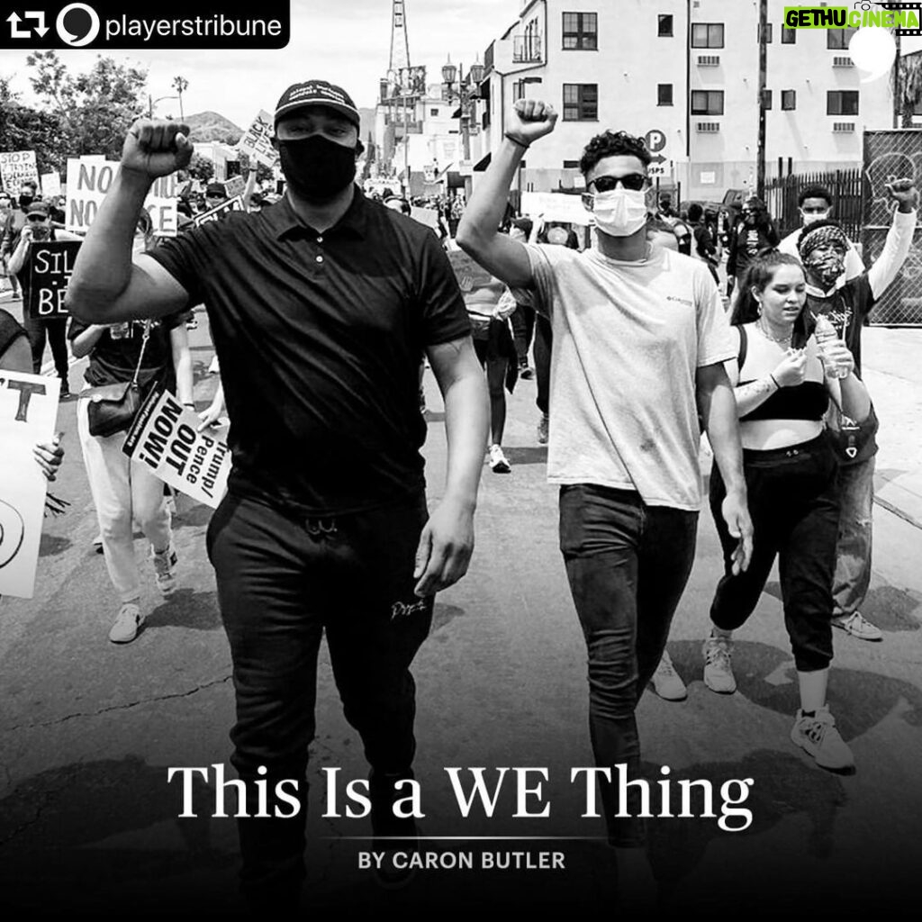 Tom Cavanagh Instagram - Listen, walk, donate. @caronbutler @playerstribune ・・・ While listening and walking and protesting if you can also help me support @yourrightscamp (@kaepernick7 campaign for youth), @nabjofficial (the National Association of Black Journalists), @bailproject @naacp More links/resources in bio