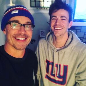 Tom Cavanagh Instagram - Big Blue in ‘21. 
@grantgust 
#Jints
@nygiants 🏈⚡️
#theFlash