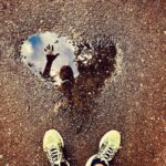 Tom Cavanagh Instagram - heart / puddle. 💙
