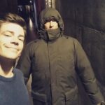 Tom Cavanagh Instagram - The weather outside is frightful...so @grantgust put me in his coat and sent me on my merry way🎄 #theFlash