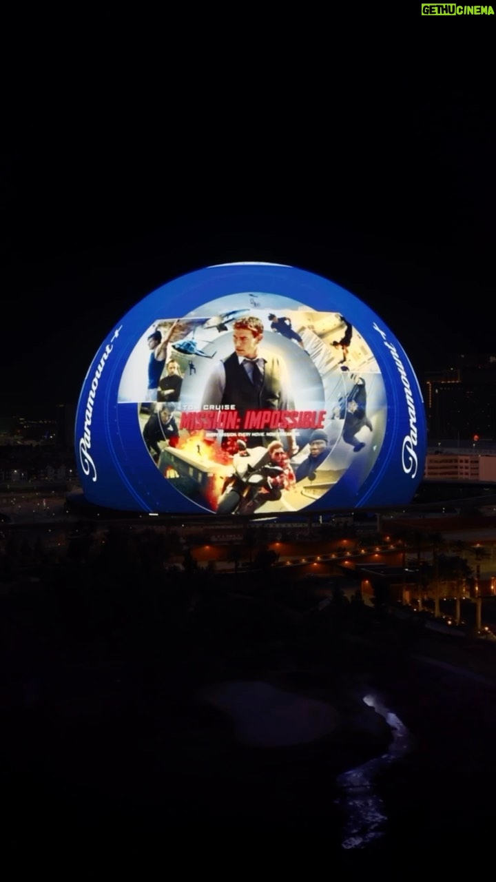 Tom Cruise Instagram - The biggest action franchise. The biggest screen. The biggest game. @spherevegas