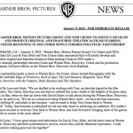 Tom Cruise Instagram - Excited to share this news. I look forward to making great movies together!
