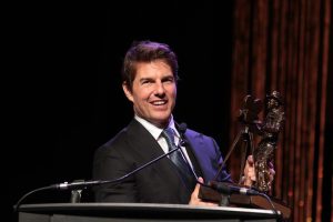 Tom Cruise Instagram - It was an honor to be recognized at #CinemaCon last night with the Pioneer of the Year award by the Will Rogers Motion Picture Pioneers Foundation - an organization that does so much for so many.