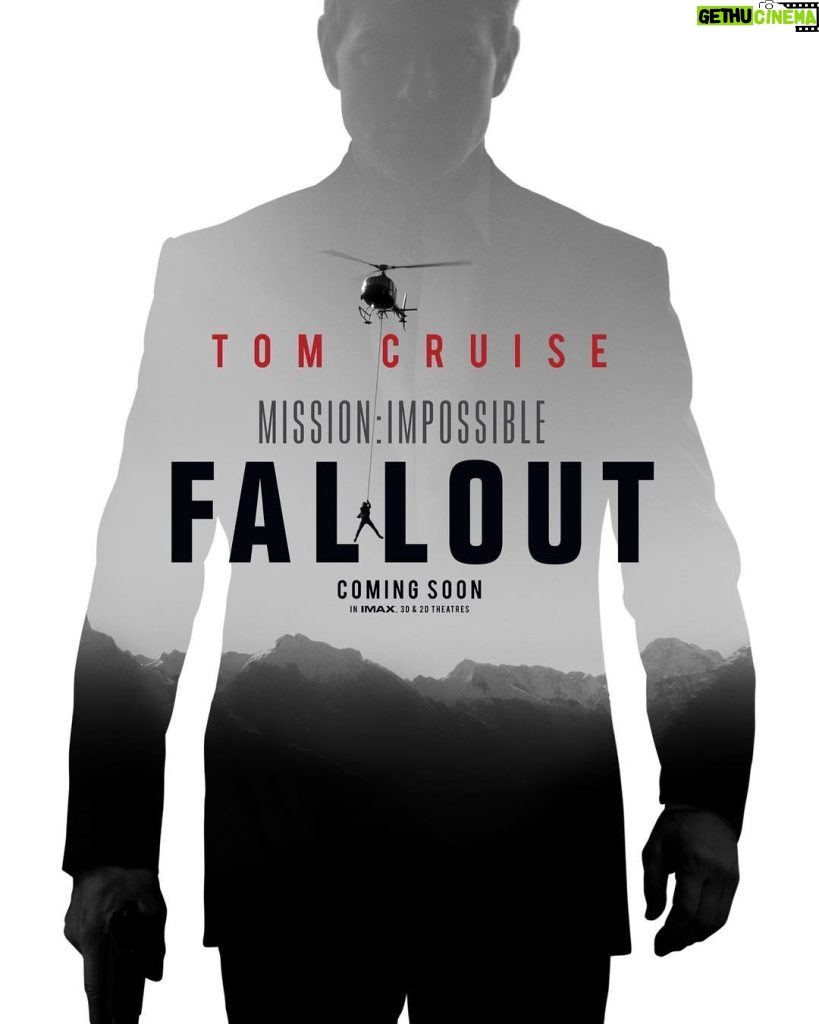 Tom Cruise Instagram - Check out the first poster for #MissionImpossible Fallout