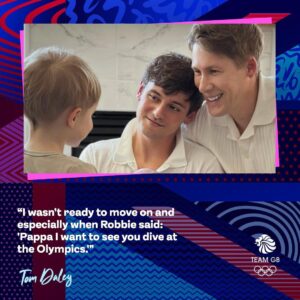 Tom Daley Instagram - Beijing 🤩
London 🥉
Rio 🥉
Tokyo 🥇🥉
Paris ❓

The @tomdaley story told in five parts. Welcome back!
