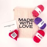 Tom Daley Instagram - Start your love affair of knitting with our NEW mini-kits, and create your own knitted heart keyring - knit for yourself or give your heart away to someone who deserves it 🧶🖤 Who will you knit yours for?