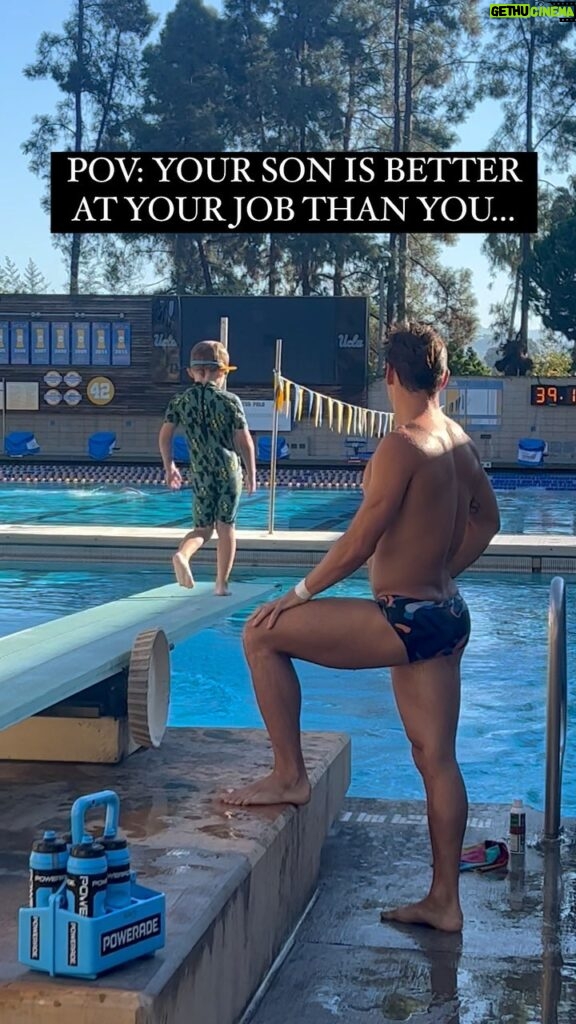Tom Daley Instagram - POV: Your son is better at your job than you are… Los Angeles, California