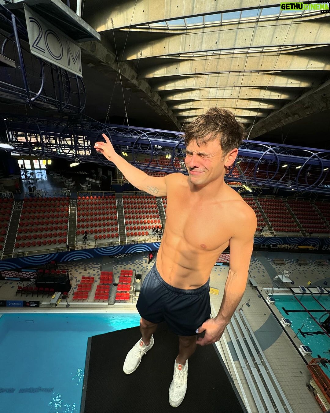 Tom Daley Instagram - Safe to say 20m is not for me! 🫨