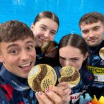 Tom Daley Instagram - 🥇 WORLD CHAMPIONS 🥇 • • Felt good to be back on the international stage for the first time in 2.5 years! WELL DONE TEAM! Next comp is with @noah_w9 on February 8th 💪