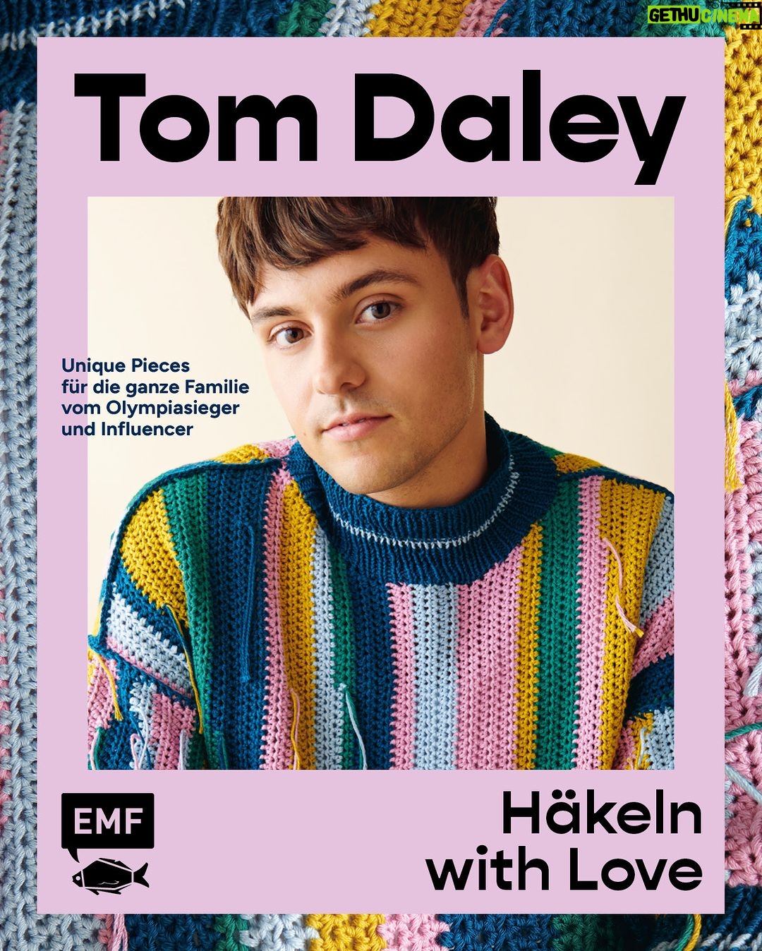 Tom Daley Instagram - 🇩🇪 Stricken with Love for Knitting and Häkeln With Love for Crochet 🧶 Out now in Germany! Link in bio