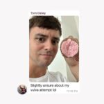 Tom Daley Instagram - The things I send 😂... head to the link in stories to have a go making these crotchy crochets! 👀