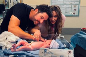 Tom Ellis Instagram - Our daughter Dolly Ellis-Oppenheimer was born on November 8th and within five hours of being alive, she single-handedly ended the SAG strike. We love her. Huge thank you to our amazing surrogate 💕