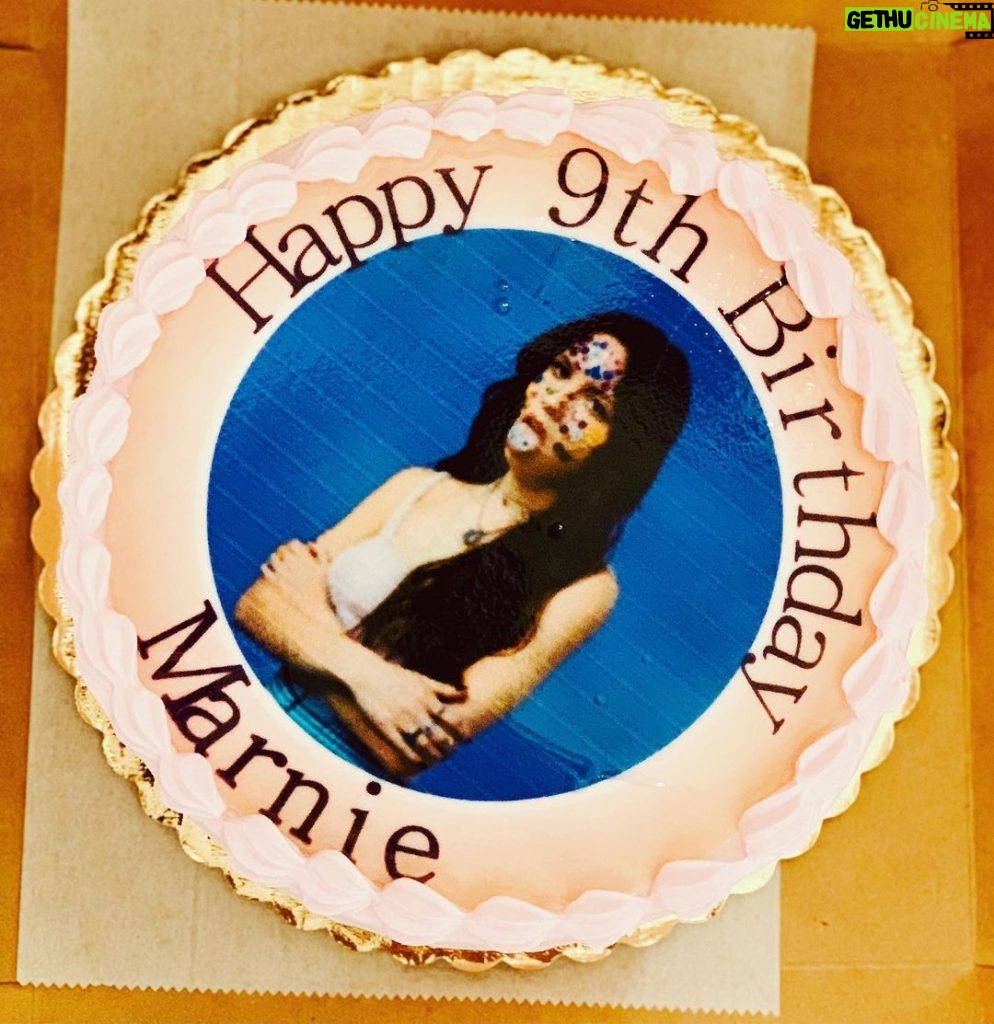Tom Ellis Instagram - Happy birthday to my little ray of sunshine and all around bringer of joy Marnie. You wanted an @oliviarodrigo cake. You got one. Thank you NYC Xxx😘