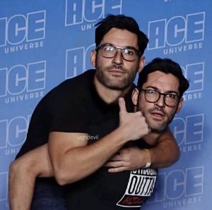 Tom Ellis Instagram - Here is one of the #Lucifer season 5 billboard images that didn’t make it 😈