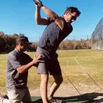 Tom Ellis Instagram - Thrilled for all my golfing buddies in the UK that the courses are finally open. Looking forward to unleashing my new and improved @georgegankasgolf swing on the homeland. I bloody love golf. ⛳️🇬🇧