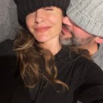 Tom Ellis Instagram - Happy new year to all of you lovely people from me and my partner in bobble hat crime @moppyoppenheimer Very excited about what’s to come in 2023 ❤️