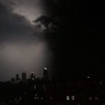 Tom Ellis Instagram - The lightning created a split screen tonight. Very Stranger Things 😳🌩