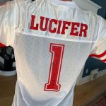 Tom Ellis Instagram - Bid now on these amazing Lucifer goodies at the annual #FreezeHD gala!!!! #164 Jersey + 30 minute zoom with me and Scott porter #171 signed chair back, poster and more #172 signed parking placard and fan art and more Auction ends this Saturday, October 22nd. At 8:30pm and all proceeds go to @hdsanational Link to bid: HDSA.org/bid