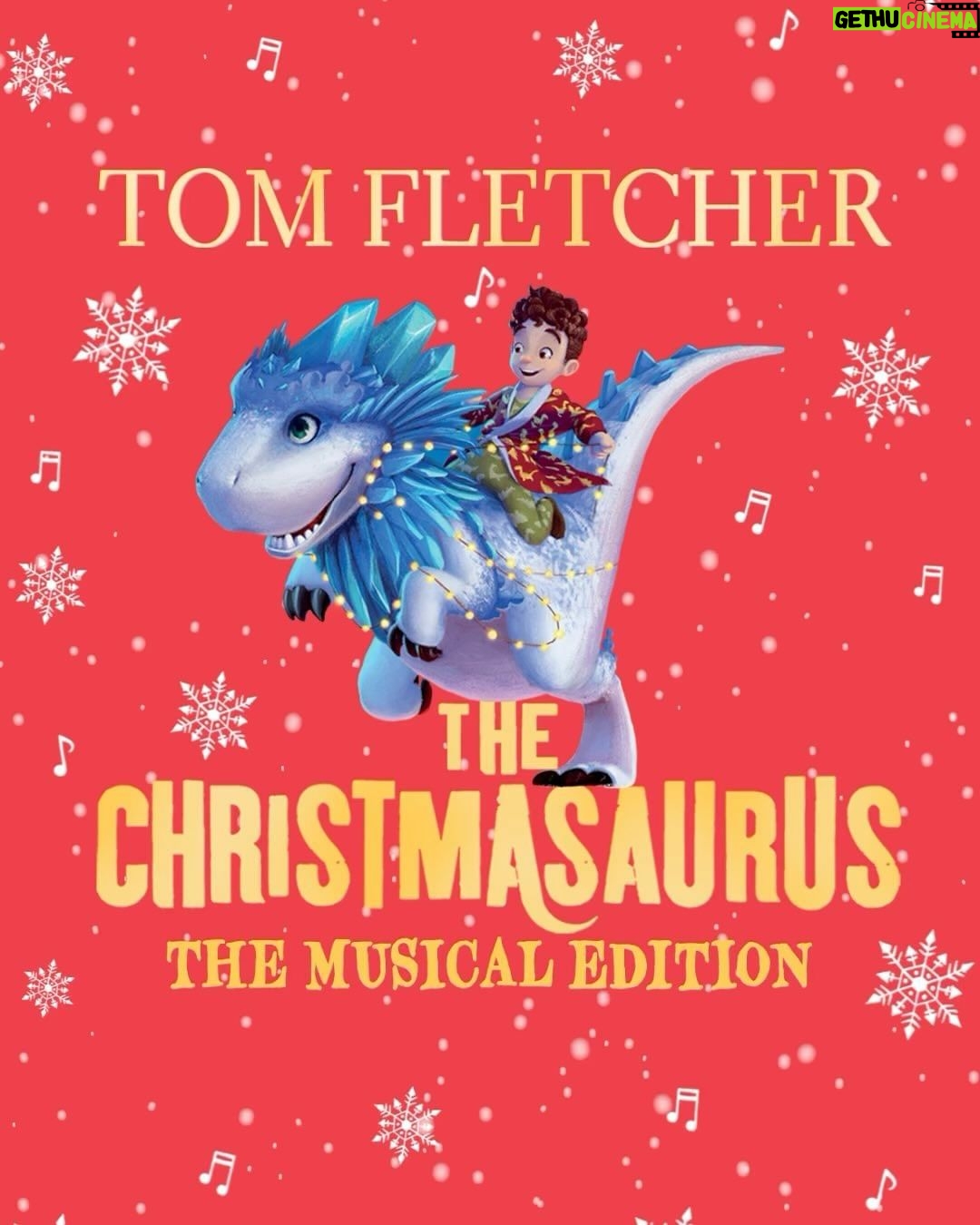 Tom Fletcher Instagram - It’s Christmas!!! It’s FINALLY here! At long last The Christmasaurus soundtrack is available on all streaming platforms 🎅🏻🦖