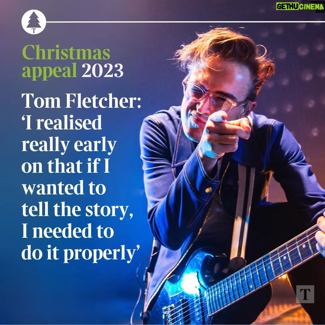 Tom Fletcher Instagram - Once upon a time, Tom Fletcher awoke with a vision of a blue dinosaur, pulling a young boy in a wheelchair through the sky, like a reindeer pulling Santa’s sleigh. He had wanted to write a children’s book, and this image turned out to be the perfect starting point. There was just one problem: Fletcher had no idea what it was like to be a disabled child, and did not know anyone who used a wheelchair. Fletcher turned to Whizz Kidz, the UK’s leading charity for disabled young people, for help. Almost a decade later, he is a patron for Whizz Kidz, and, last month, published the sixth instalment of the books, A Christmasaurus Carol. 🔓 This story is free to read The Times and The Sunday Times are joining forces and urging readers to dig deep for three charities in this year’s Christmas appeal. Visit thetimes.co.uk/christmasappeal to donate and help Whizz Kids, Feeding Britain and Street Child to carry out their vital work 🔗 Click the link in our bio to read the full story