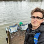 Tom Fletcher Instagram - Spent the day fishing for the first time after my@son begging me for weeks! Classic case of all the gear and no idea but the boys managed to catch their first fish! Not a clue what it was (anyone know? Slightly orange fins) but he was quickly returned to the water safely. What a moment. 😍🎣🐟