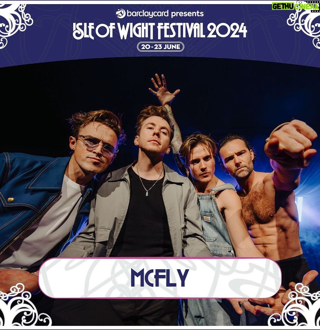 Tom Fletcher Instagram - 🤘 can’t wait for this @isleofwightfest