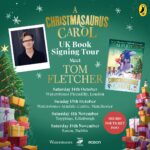 Tom Fletcher Instagram – I’m excited to announce that I’ll be spreading some Christmas cheer across the UK & Ireland later this year, signing copies of my brand new book A Christmasaurus Carol! Check the link in my bio for all the details 🎄