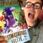 Tom Fletcher Instagram - Christmas came early!!! 🎄😜 Link in bio to pre-order your very own copy. #christmasaurus #achristmascarol #childrensbooks #books #christmas #reading