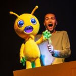 Tom Fletcher Instagram - Grown-ups, it’s half term so why not relax in a nice cosy theatre for an hour and let Monster & the gang put on an awesome, fun, musical show for you and your small humans! There’s a Monster In Your Show is on tour right now. Perfect for all ages (they can stand up and dance and clap along if they want!), go to monsterinyourshow.com (link in bio) for tour dates and tickets. Check out these new shots 😍 Let me know if you’ve seen it! @meiworldwide #monsterinyourshow #theatre #childrensbooks #dragon #unicorn #alien #monster