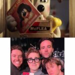 Tom Fletcher Instagram - I had the most awesome tour of @aardmananimations today. So inspiring seeing such talented people at work, making absolute magic happen and getting to meet the man who created Wallace & Grommit, Nick Park was a real honour. On top of that, a few years back we discovered that Grommit had great taste in music when a band called McFLEA appeared in his record collection and today we were given the original record from the movie along with an awesome record made by Beth Robson (Walkies In The Sun and The Bark Never Lies are genius🤣). Thanks to everyone at Aardman for such a great day. X