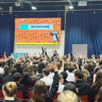 Tom Fletcher Instagram – That’s a lot of books! Thanks to @ourbookshoptring and @rosietellstales for hosting an awesome event for me at @tringschool today, and of course thanks to all the kids for listening to me chat about Christmas in October! 

They told me @jeffkinney signed this many books in under 30 minutes which sounded like a challenge to me. 😜 Did I break his record?!

#thechristmasaurus #christmasaurus #christmas #dinosaurs #books #childrensbooks