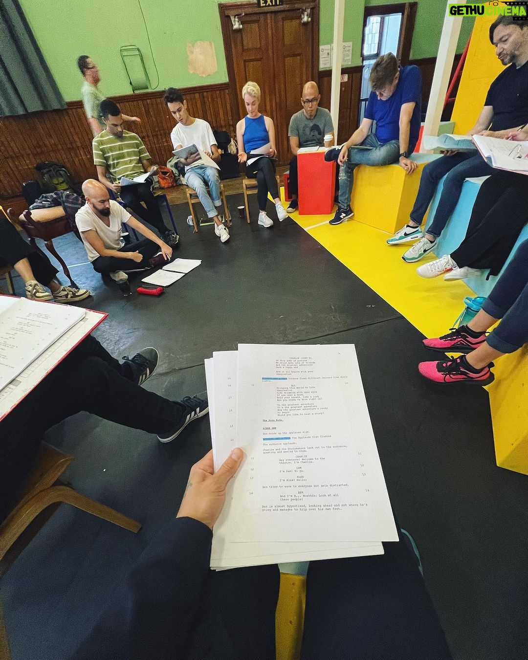 Tom Fletcher Instagram - Had such an awesome day at the first read through of There’s A Monster In Your Show. Not long to go until you can see it LIVE ON STAGE in a theatre NEAR YOU! Tickets at the link in my bio: monsterinyourshow.com