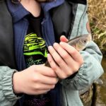 Tom Fletcher Instagram - Spent the day fishing for the first time after my@son begging me for weeks! Classic case of all the gear and no idea but the boys managed to catch their first fish! Not a clue what it was (anyone know? Slightly orange fins) but he was quickly returned to the water safely. What a moment. 😍🎣🐟