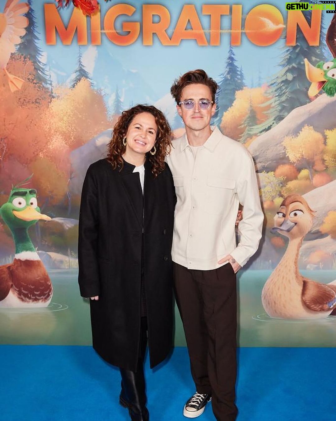 Tom Fletcher Instagram - I absolutely loved watching Migration with the family today. @mrsgifletcher and I had a blast voicing Joe and Ellie and it was so awesome getting to see the whole movie. It’s genuinely a really brilliant family adventure, full of heart and laughs. Go see it. It’s great! @universalpicturesuk @illuminationent #migrationmovie