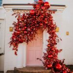 Tom Fletcher Instagram - Those wonderful elves at @earlyhoursltd have done it again and this year, their Christmas creation on our doorway is part of their Doorways of Hope initiative, spreading festive joy while supporting the awesome work of Save the Children. They have transformed our doorway and donated 100% of the proceeds to Save the Children, a cause that holds a special place in all our hearts. Not only that, this little bit of creative Christmas magic is also crafted entirely from reused and upcycled materials. And once Christmas is done 😢 it will be carefully stored away, leaving no trace of waste in landfills. It’s not just RIDICULOUSLY beautiful; it’s entirely sustainable too.🎉 If you’re able and would like to make a donation to Save the Children there is a link in Early Hours bio, every penny helps improve the lives of children worldwide Photo by @binkynixon #SaveTheChildren #FestiveMagicForACause #DoorwaysOfHope #CollaborationForGood #SustainableCelebration