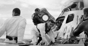 Tom Hanks Instagram - 50 years ago. 1.  Send men to the moon. 2.  Return them safely to the Earth. Not easy. Apollo 13. Hanx