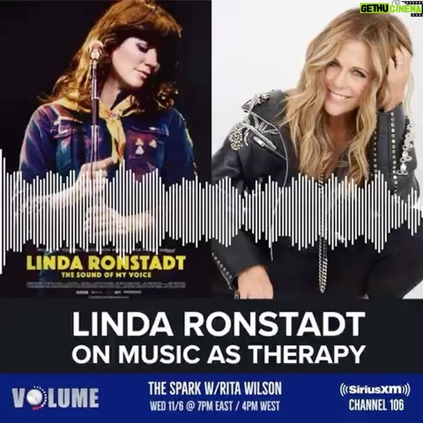 Tom Hanks Instagram - The legend, Linda Ronstadt, is @ritawilson guest this month on The Spark on @siriusxm @siriusxmvolume Channel 106! Premieres tonight 7pm est/4 pm pst on Volume 106 Tune In and On Demand all month!!! #singer #lindaronstadt