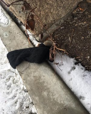 Tom Hanks Instagram - Sock?  Glove?  Lost?  Abandoned?  So many questions. Hanx